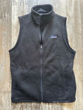 Patagonia Black Full-Zip Fleece Vest - Women's